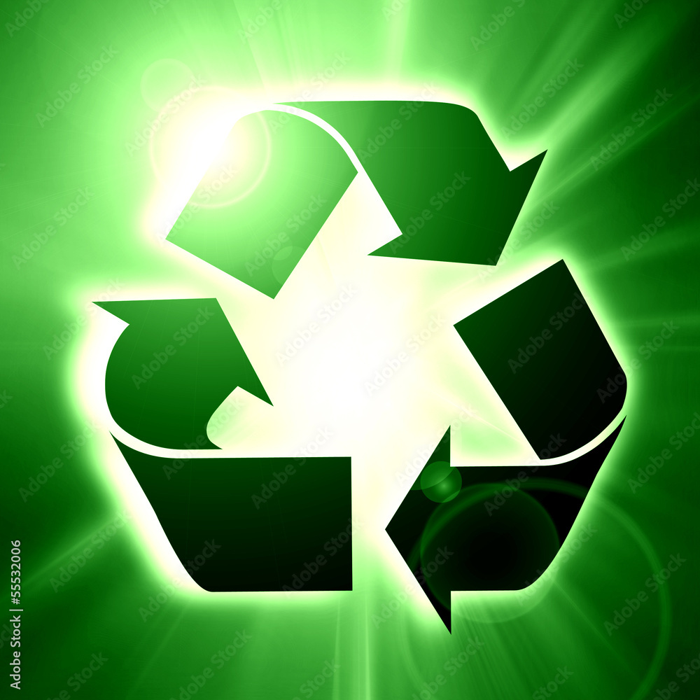Obraz premium recycle sign