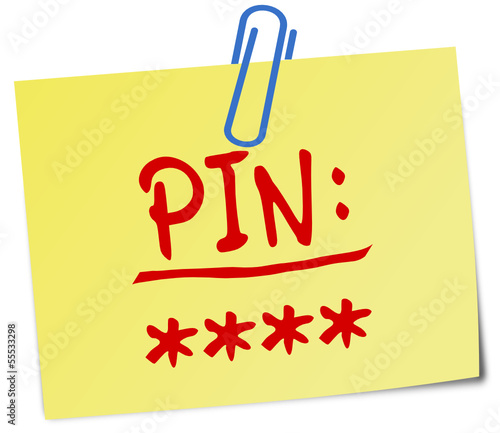 PIN Zettel Notiz  #130826-svg03