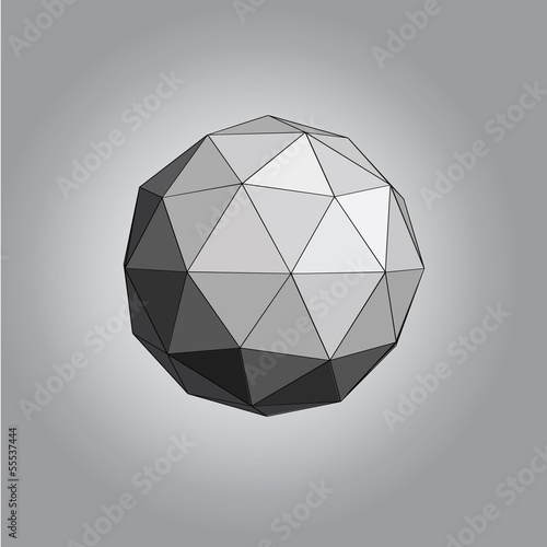 Polyhedron,abstract background
