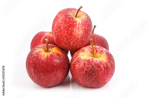 Heap of red appple