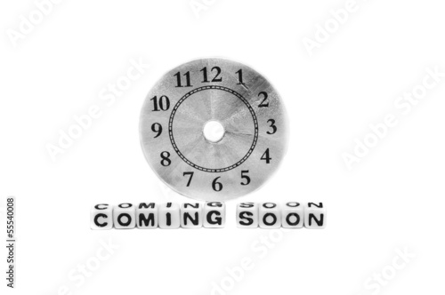 Coming soon with round clock