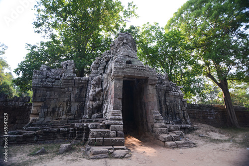 Angkor Thom Gate of largest city