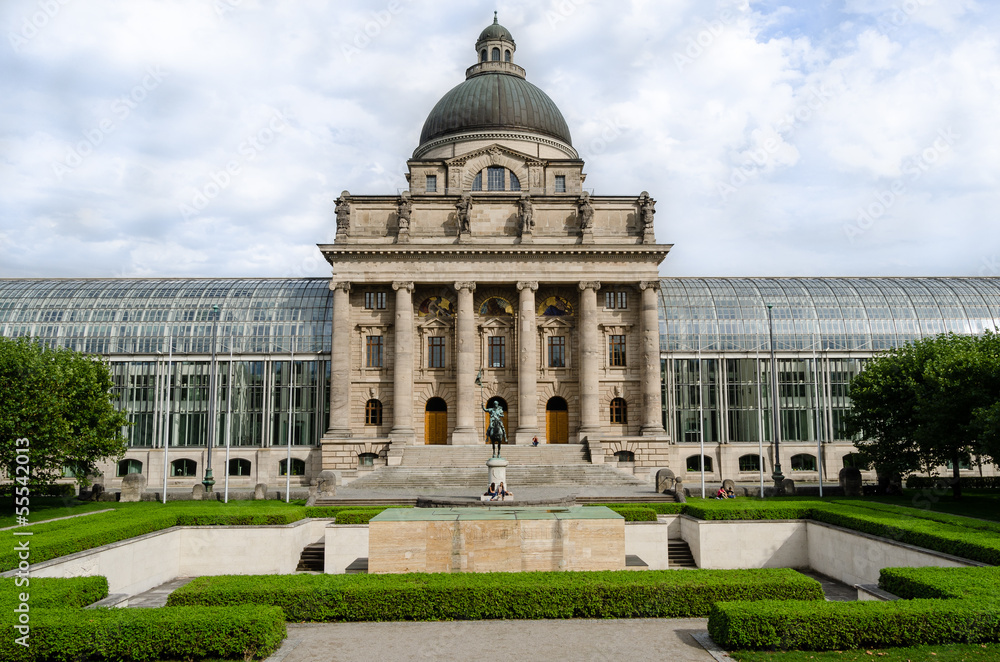 Obraz premium Bavarian Staatskanzlei. State Chancellery