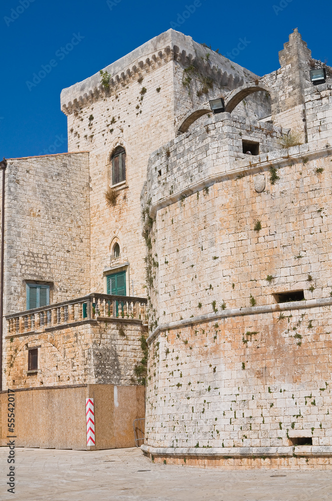 Castle of the Acquaviva of Aragon. Conversano. Puglia. Italy. Castle of the Acquaviva of Aragon. Conversano. Puglia. Italy.
