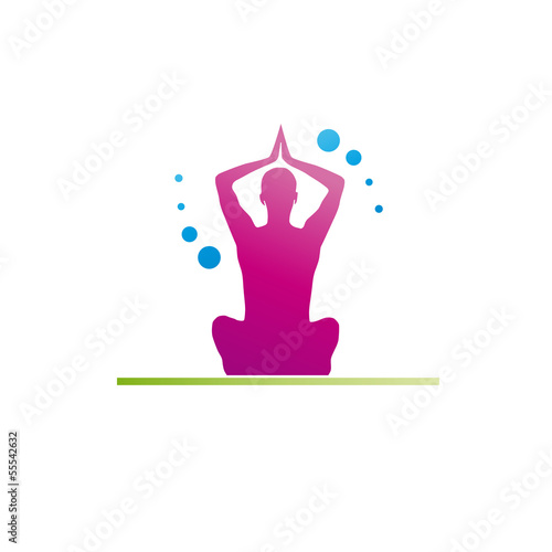 Vector Logo spa, yoga and relax