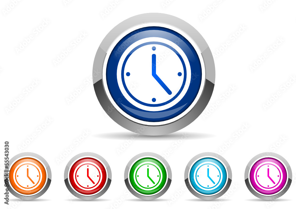 clock icon set