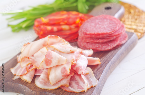 salami and bacon