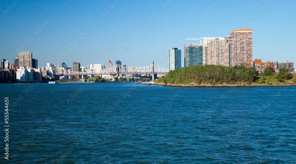 New York City Queensboro Bridge and Long Island City