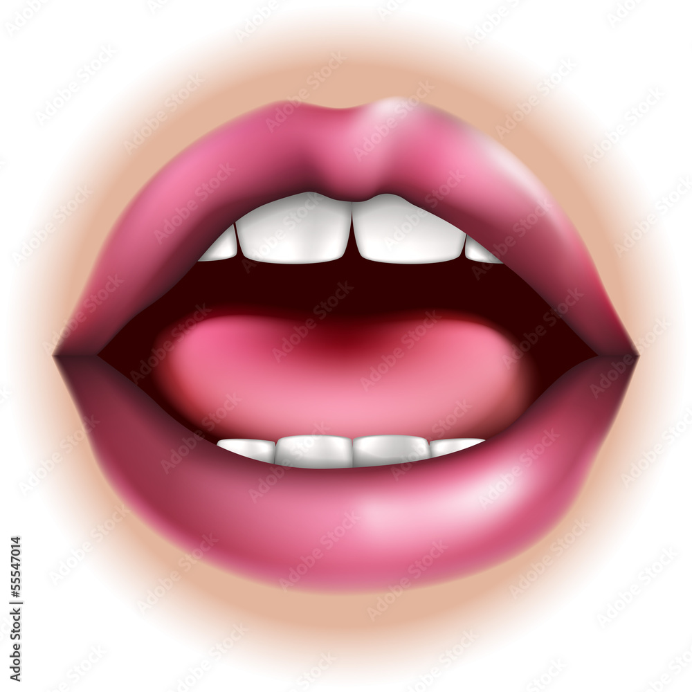 Mouth body part illustration Mouth body part illustration