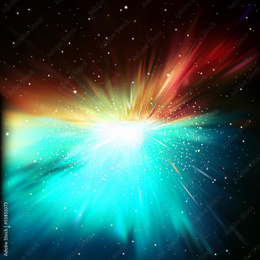 abstract background with stars and supernova abstract background with stars and supernova