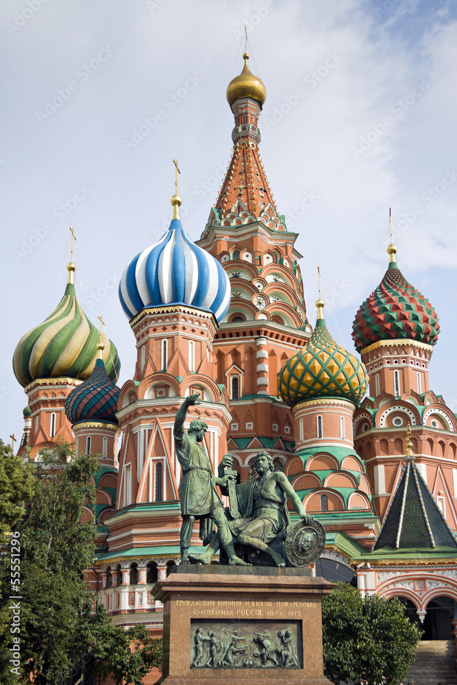 Fototapeta premium Moscow Red Square cathedral detail