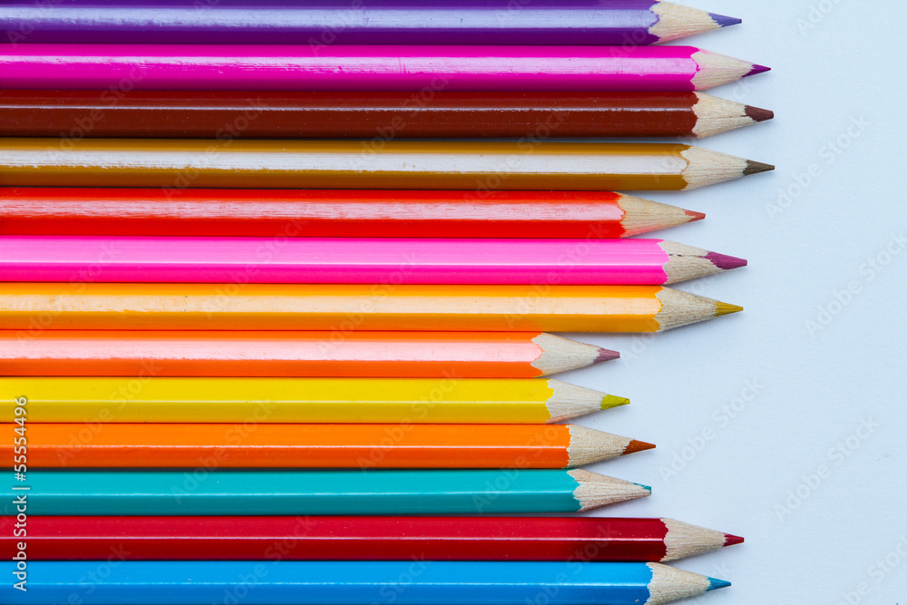 Abstract background from color pencils Abstract background from color pencils