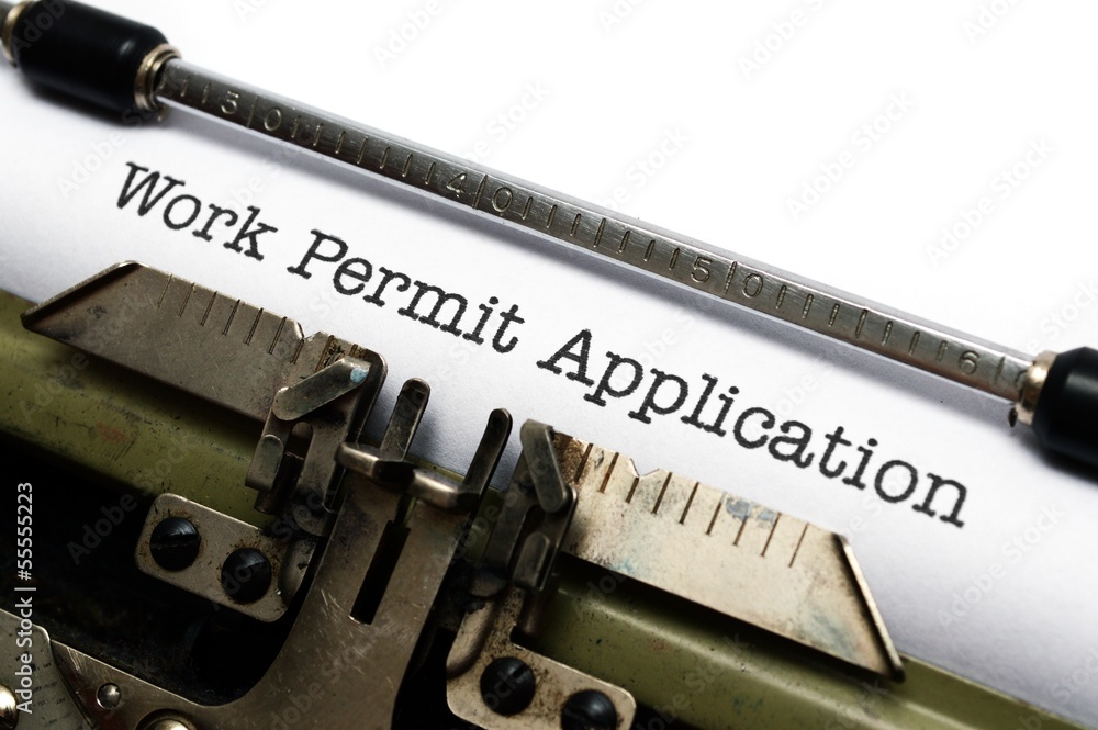 Work permit application