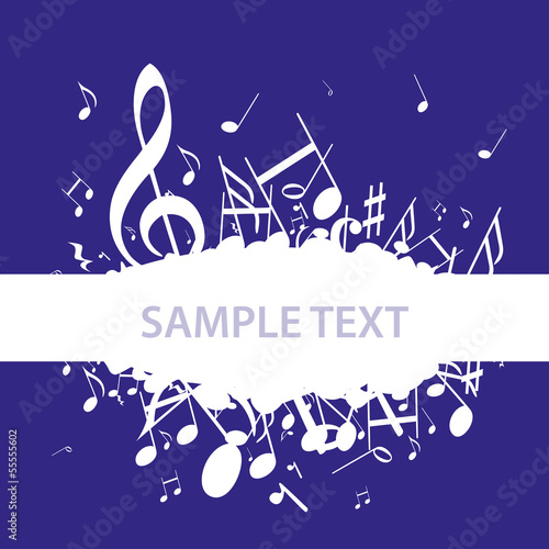 Hintergrund Musik Noten Notenschlüssel