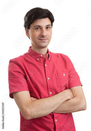 Casual man with hands crossed
