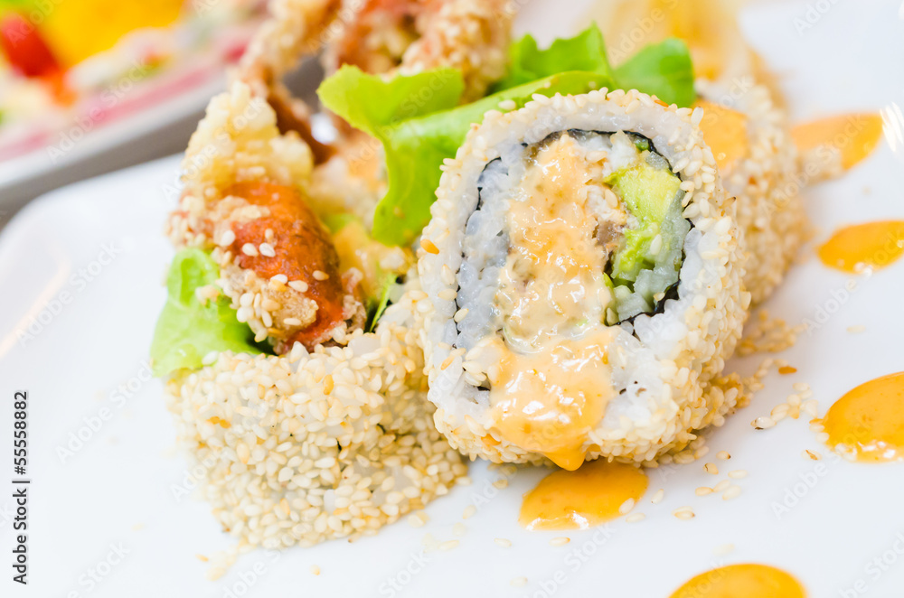 Crab roll Crab roll