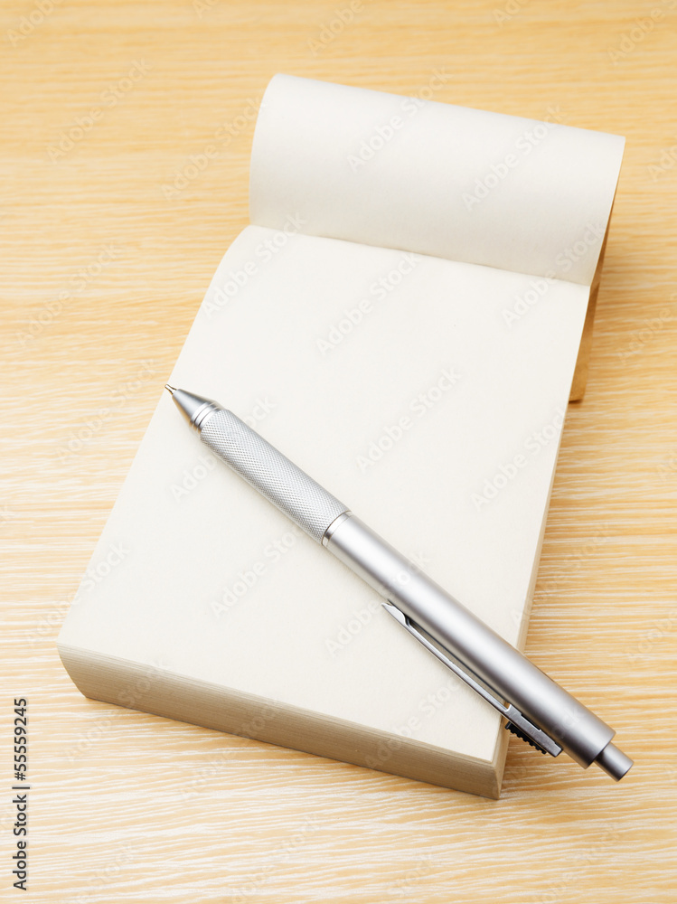 Memo pad and pen Memo pad and pen