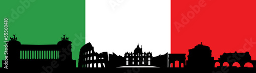 Photography rome skyline