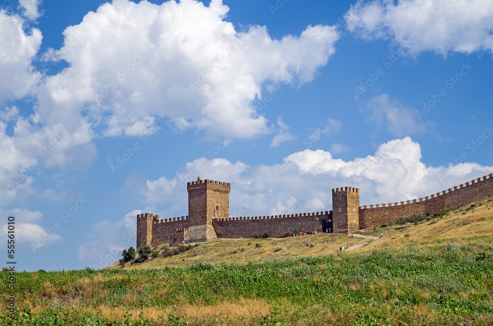 Genoese fortress. Crimea. Sudak