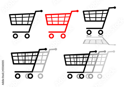 Shopping cart set