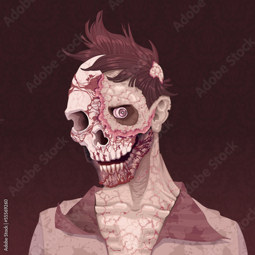 Zombie portrait.