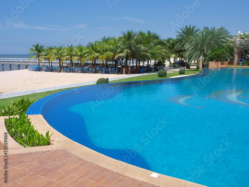 luxurious swimming pool