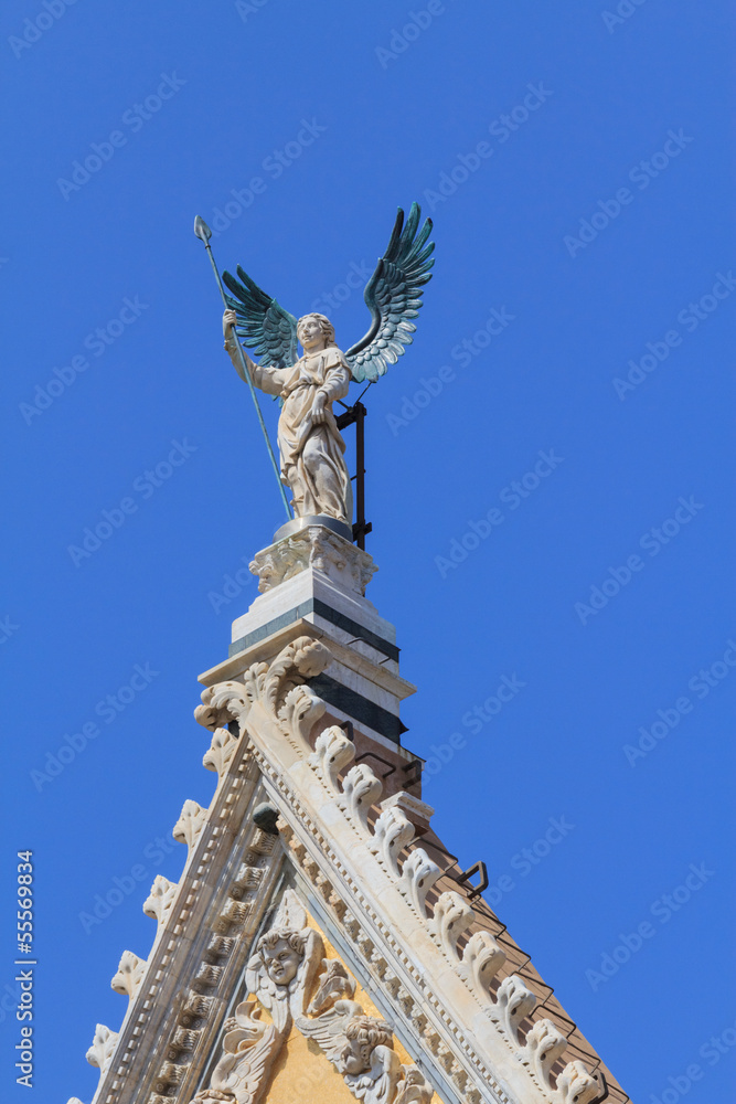 Angel on top of Siena dome