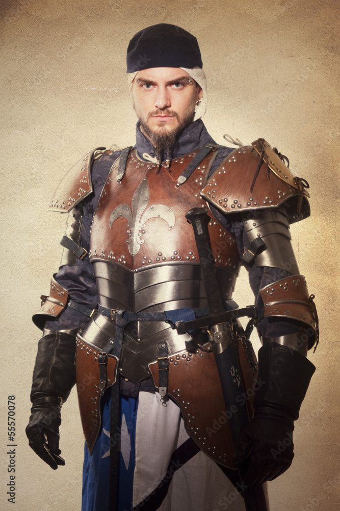 Obraz premium medieval knight in armor