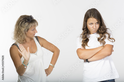 Mother daughter fight