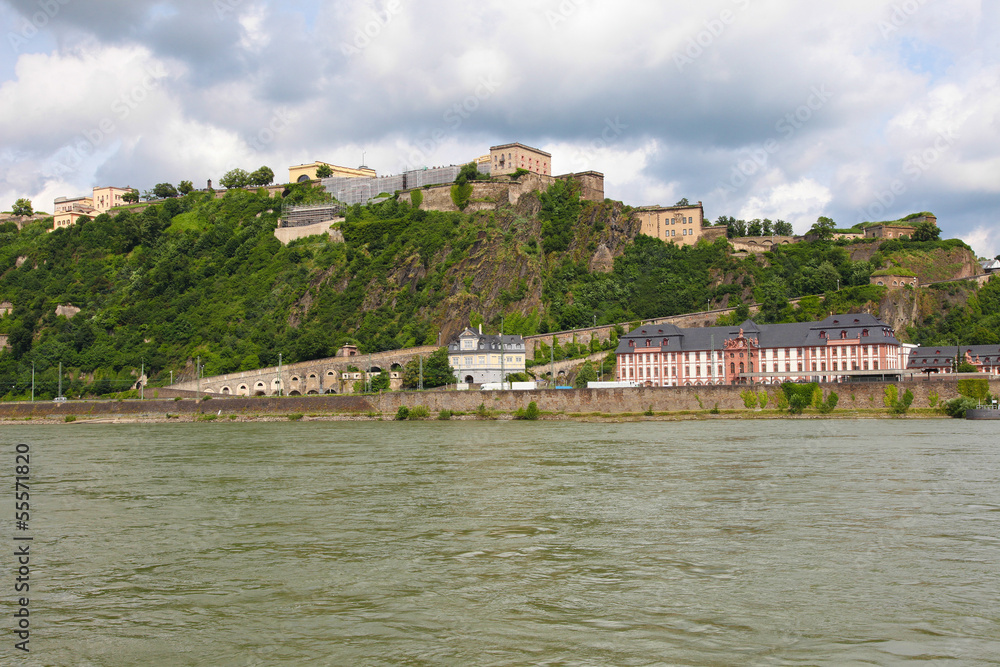 Fortress Ehrenbreitstein in Koblenz, Germany
