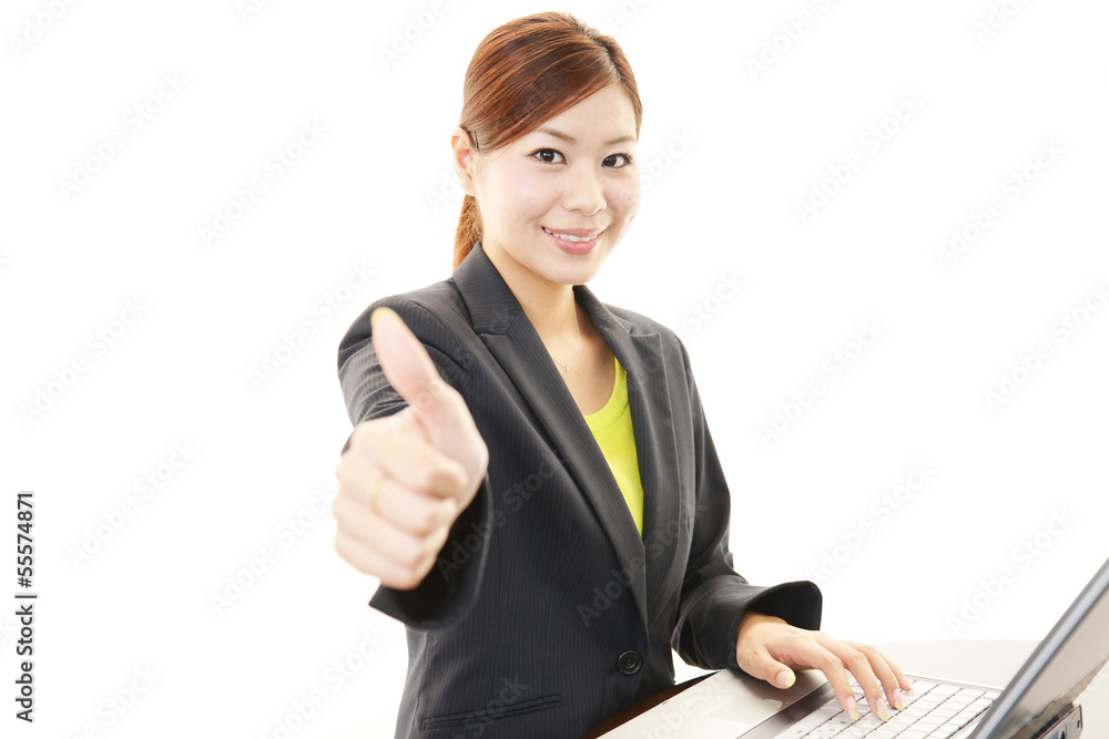 ガッツポーズのＯＬ