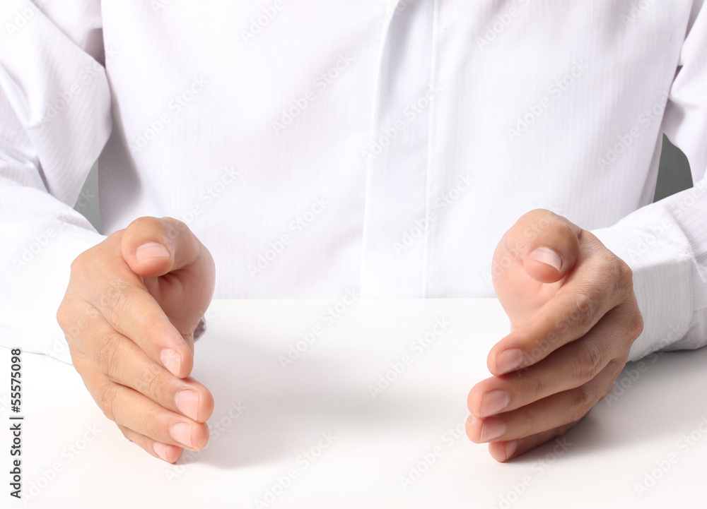 Open palm hand gesture Open palm hand gesture