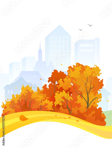 Autumn city design