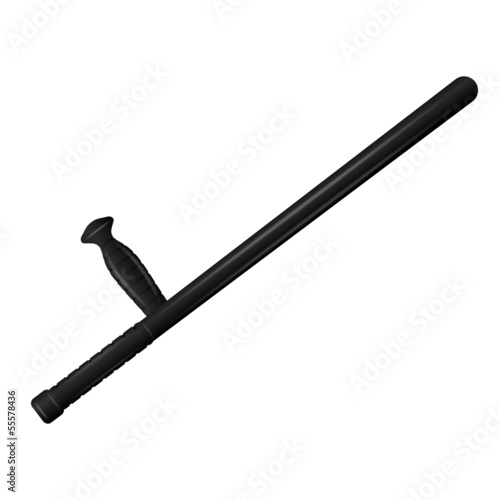 Realistic image of a baton on a white background.