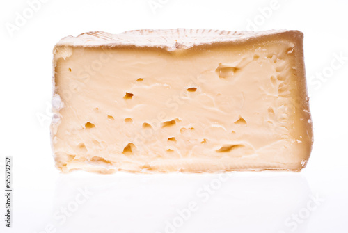 Soft cheese isolated