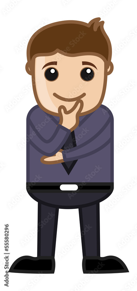 Feeling Wonder - Office Corporate Cartoon People Feeling Wonder - Office Corporate Cartoon People