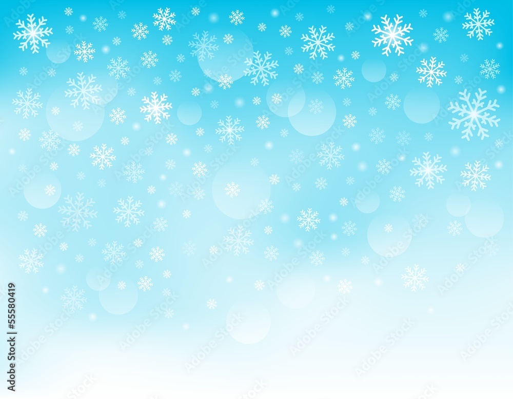 Snowflake theme background 3