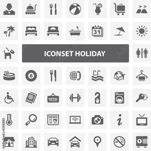 Website Iconset - Holiday 44 Basic Icons