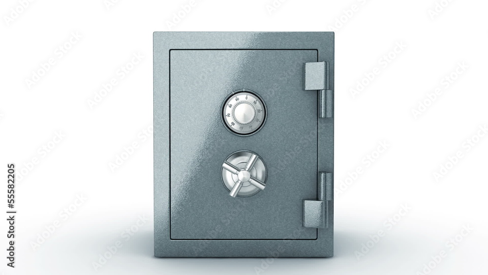 Safe door opening. Camera flying inside. HD 1080. Alpha mask. Safe door opening. Camera flying inside. HD 1080. Alpha mask.