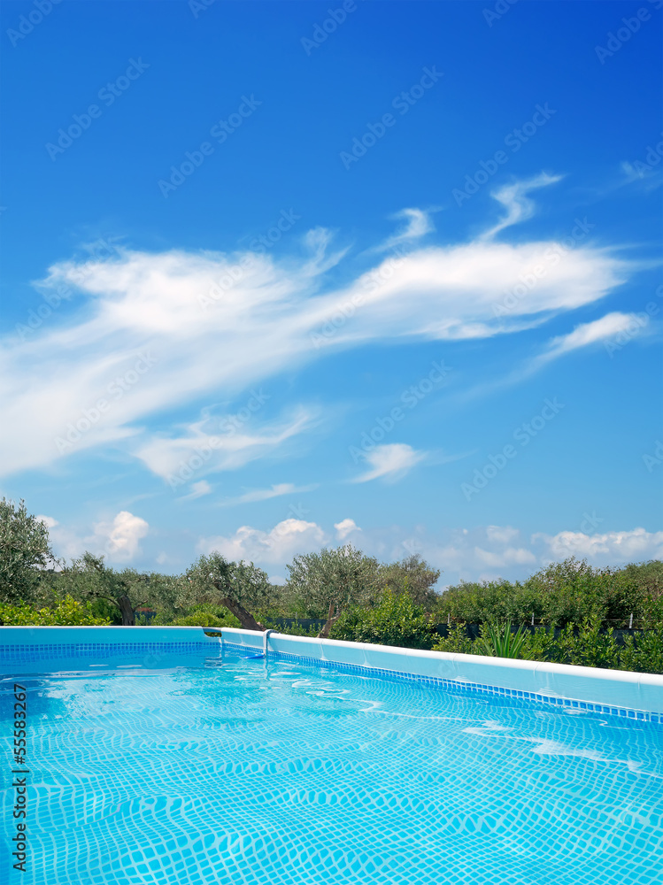 pool and sky