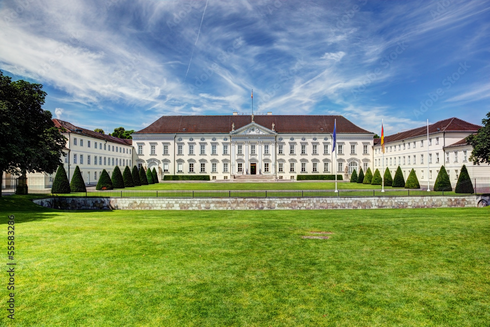 Schloss Bellevue. Presidential palace, Berlin, Germany