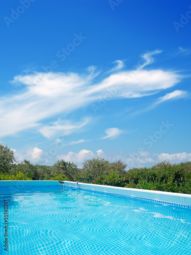pool and sky