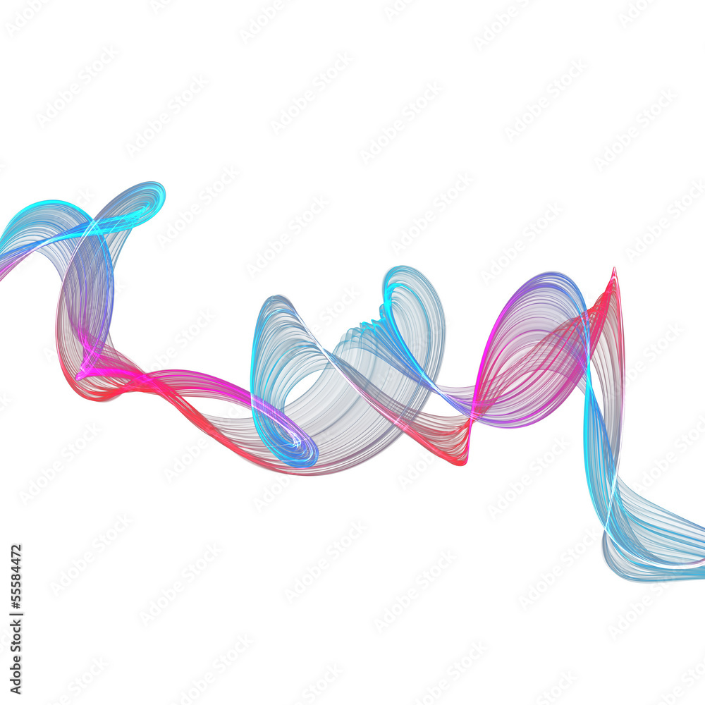 Fototapeta premium abstract twisted waves