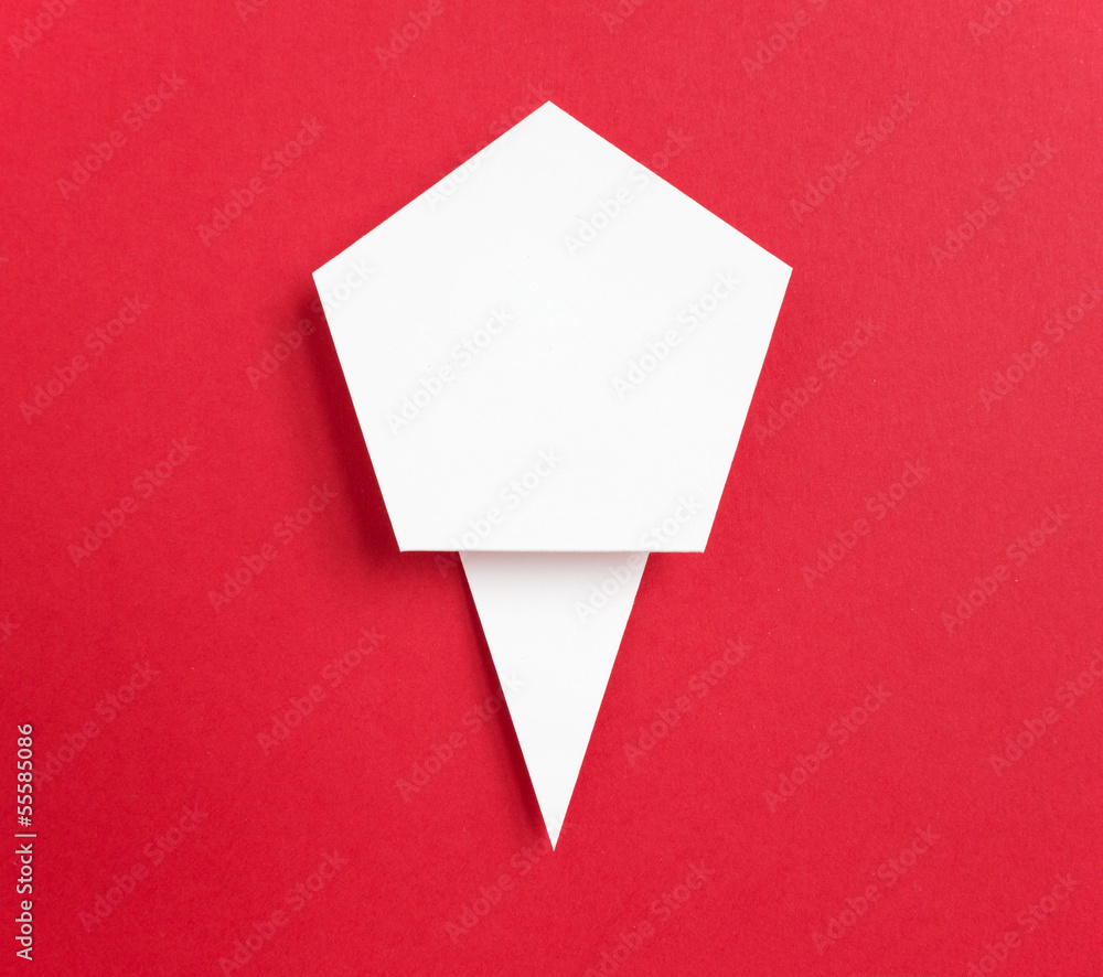 paper speech bubble paper speech bubble
