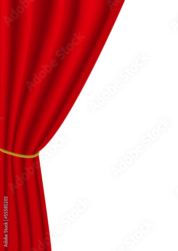 Red curtain