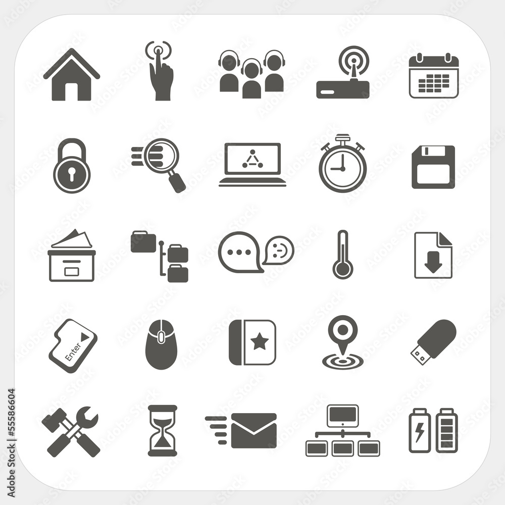Web icons set Web icons set