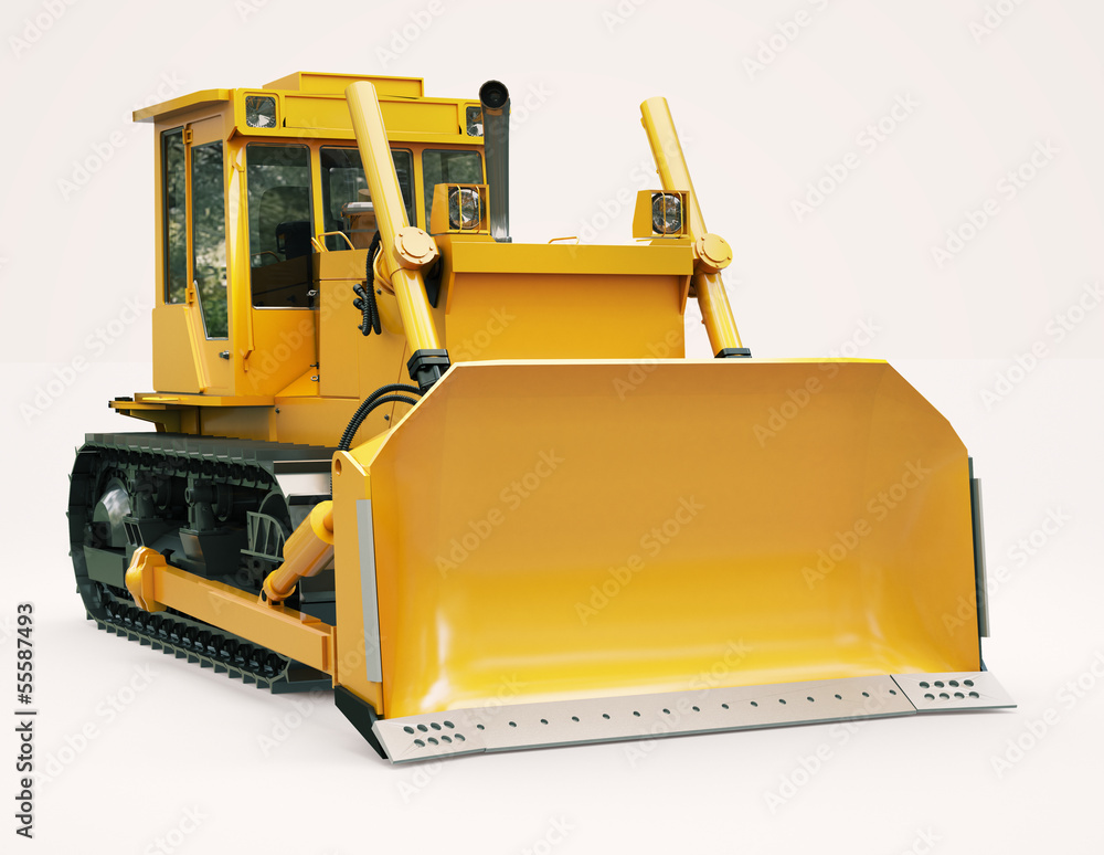 Fototapeta premium Heavy crawler bulldozer