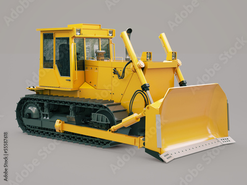 Heavy crawler bulldozer