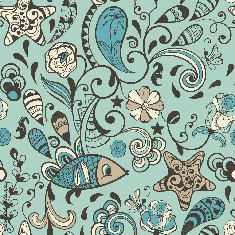 Vector Seamless Highly Detailed Abstract Pattern Vector Seamless Highly Detailed Abstract Pattern