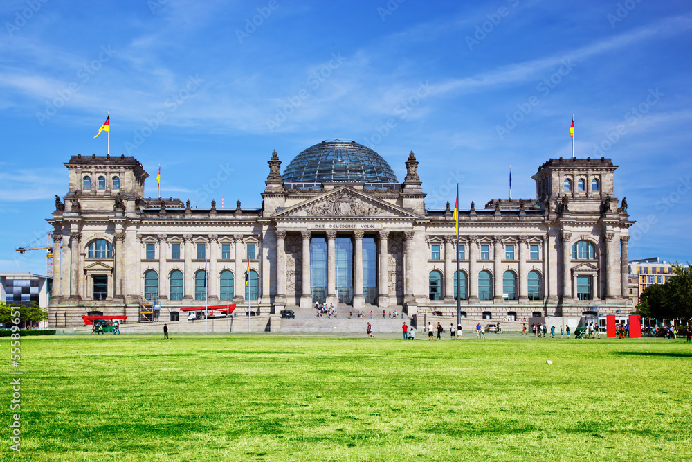 The Reichstag building. Berlin, Germany